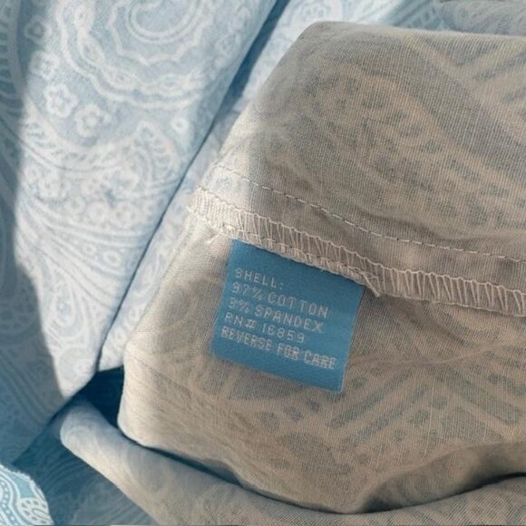 J McLaughlin Dress Womens XS Paisley Sleeveless Ruffle Collar Pockets - Picture 5 of 8